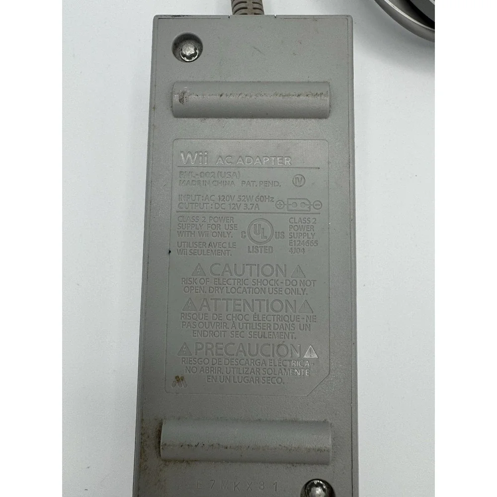 Nintendo Wii Power Supply Original Genuine OEM AC Adapter Cord Brick RVL-002 USA
